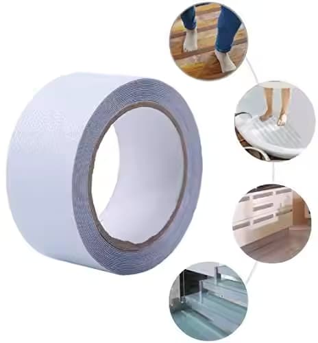 PEVA Rubber Anti Slip Tape Floor Stair Step Anti Slip Abrasive Safety Strip 5CM*5M for Indoor and Outdoor Stairs