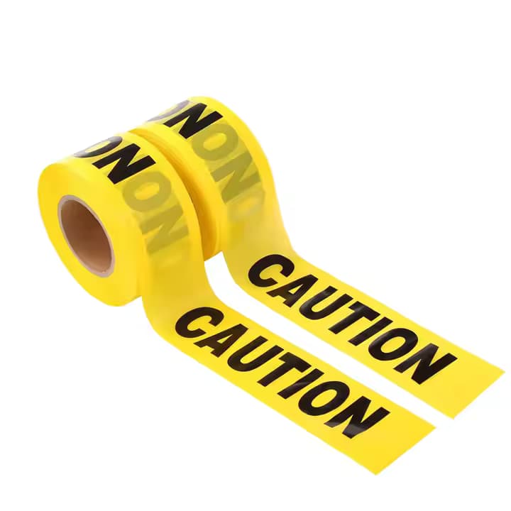 Customized Caution Barricade Tape 3 Inch X 100 Feet Non Adhesive Caution Tape Roll