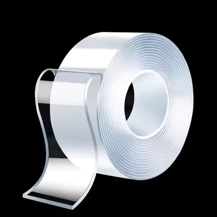Double Sided Tape Heavy Duty Removable 1.18 Inch X 160 Inch, Clear & Tough Nano Tape Adhesive Nano Tape