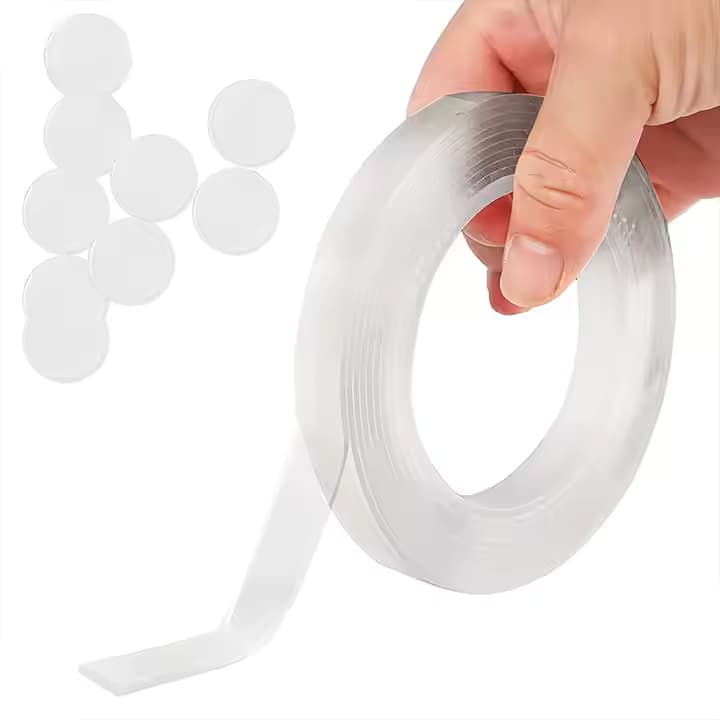High Bond Strength Nano DualSided Tape for Applications,Pu Adhesive Nano Double Sided Transparent Tape