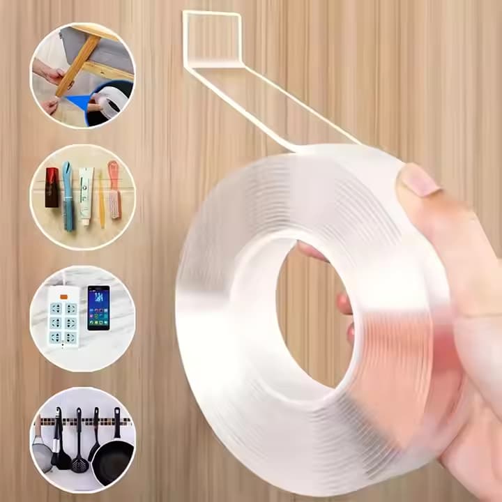 2mm*3cm*3m Double Sided Nano Tape, Heavy Duty Double Sided Adhesive Acrylic Tape Nano Tape