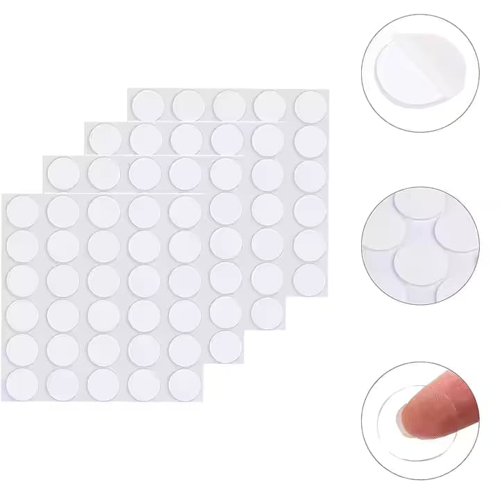 High Quality Ncludes Square Double Sided Adhesive and Round Nano Tape Dot Stickers for Wall Tile Decorations Picture