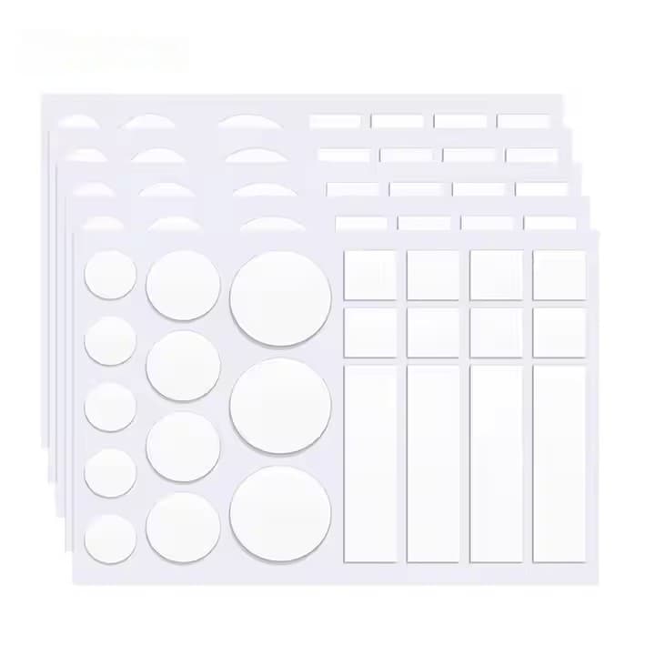 Double Sided Sticky Dot Stickers Removable Round Putty Clear Sticky Die Cut Nano Tape for Festival Decoration