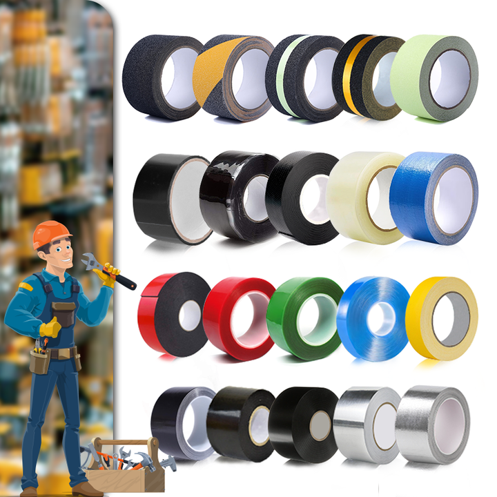 Duty Anti Slip Repair Foam Tape Set Waterproof, High Adhesion for Tool Maintenance, Equipment Fixing