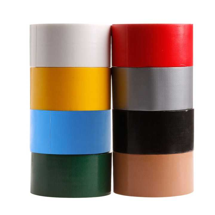 Colored Duct Tape Heavy Duty Book Binding Logo Strong Silver Black Packing Decorative Custom Duct Tape