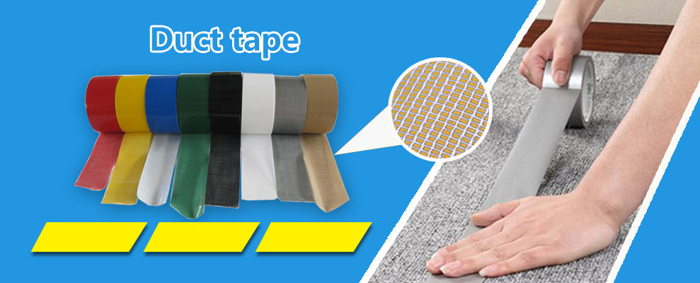 Silver Customized Flat Cloth Duct Adhesive Tape From Manufacturer  Pocket Duct Tape