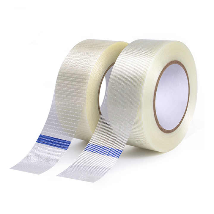 Strong Adhesive Filament Glass Fiber Tape Bi Directional Hot Melt Filament Tape for Cricket Bat