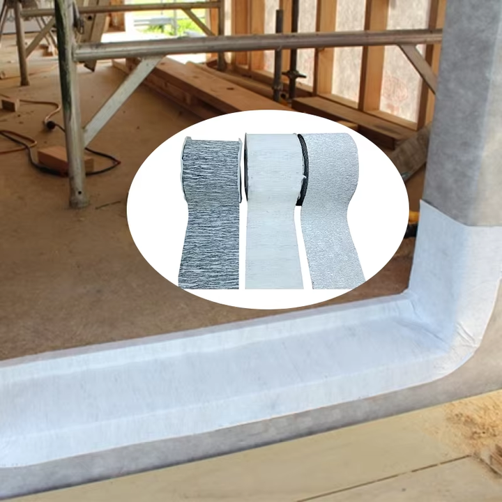 Flexible Waterproof Flashing Tape for Building Waterproofing Corners, Curves, Walls, Roofs