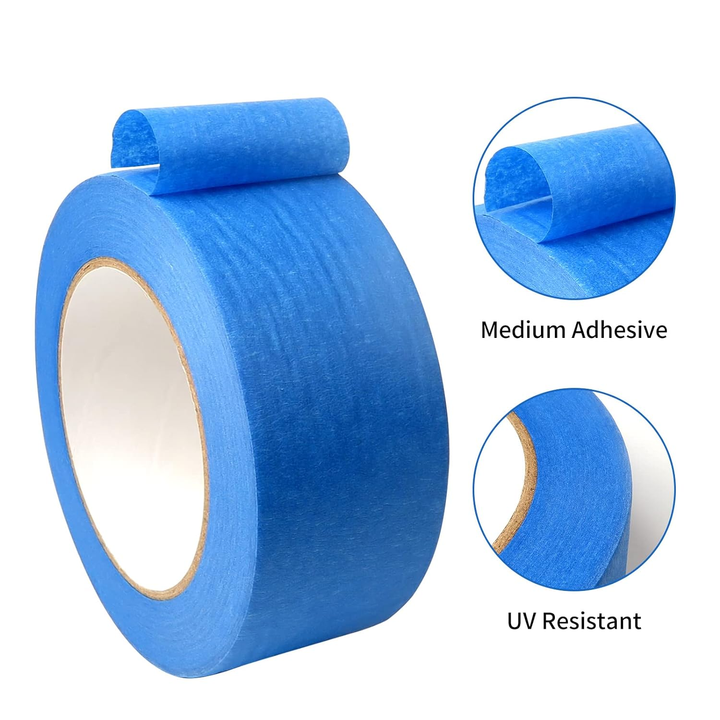 Professional Grade Blue Painter's Tape, Designed for Industrial Applications