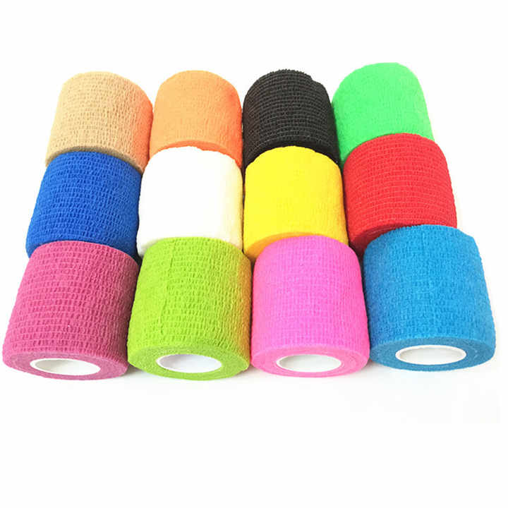 Waterproof Non Woven Exercise Sports Self Adhesive Scohesive Elastic Bandage Football Sock Bandages Cohesive Bandag