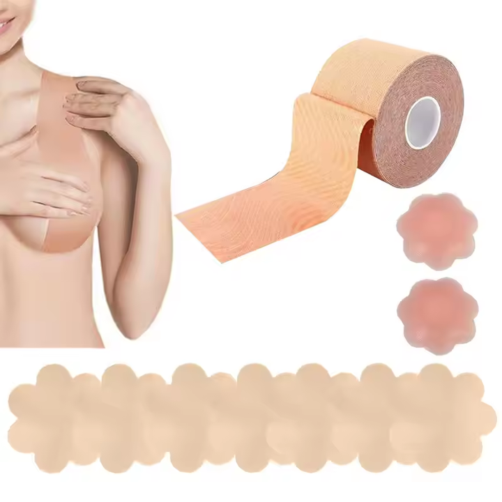 Nipple Cover Invisible Body High Quality Patch Bra Lift Breast Roll Boob Tape for Push up & Shape