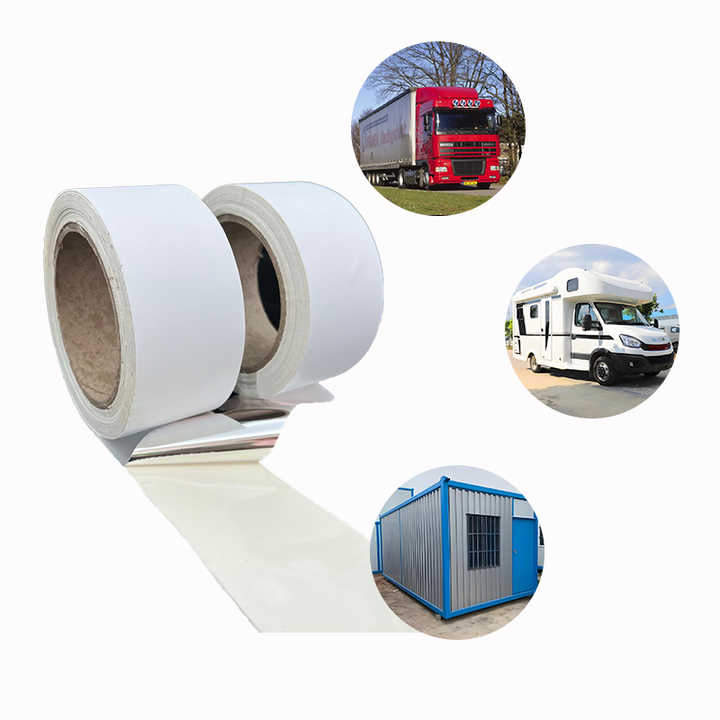 Modern White RV Tape Easy Stick Flexible Butyl Adhesive Roll for Caravan Camping Vehicle Outdoor Repair Waterproof Membrane