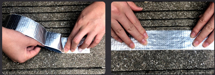 Samples Available Aluminum Foil Butyl Rubber Waterproof Tape for Roof Leakage