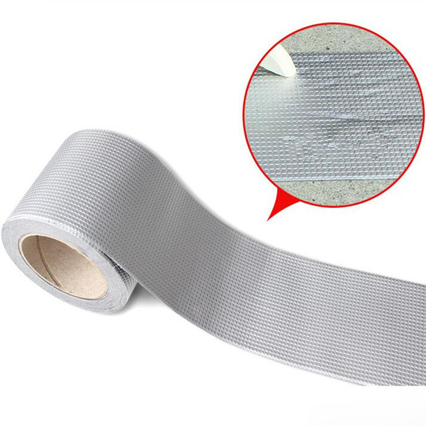 Super Strong Black Rubber Self Adhesive Vinyl Adhesive Tape Aluminum Foil Butyl Rubber Tape for Fix Roof