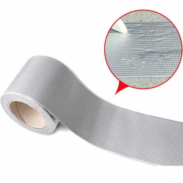 Super Strong Black Rubber Self Adhesive Vinyl Adhesive Tape Aluminum Foil Butyl Rubber Tape for Fix Roof