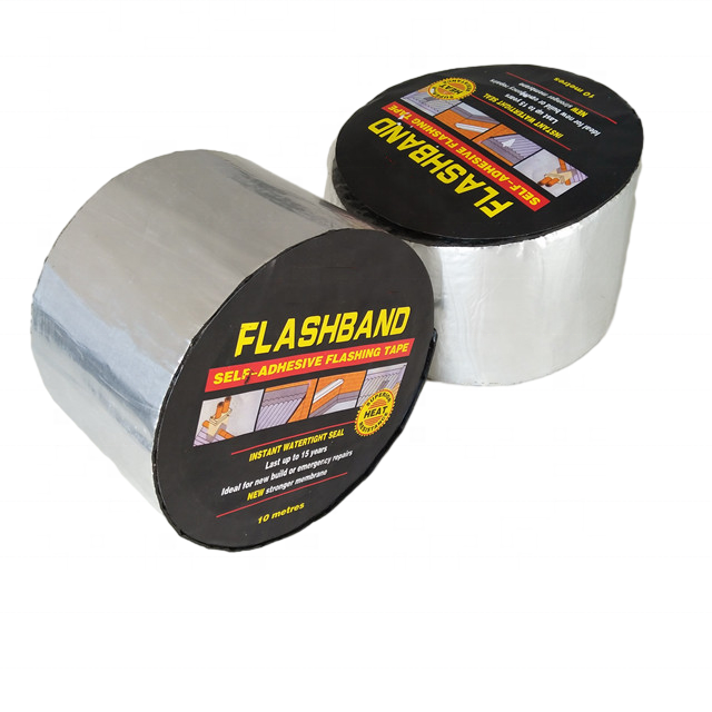 Waterproofing Flash Bond Anti-UV Aluminium Foil Self-Adhesive Bitumen Tape Flashing Tape