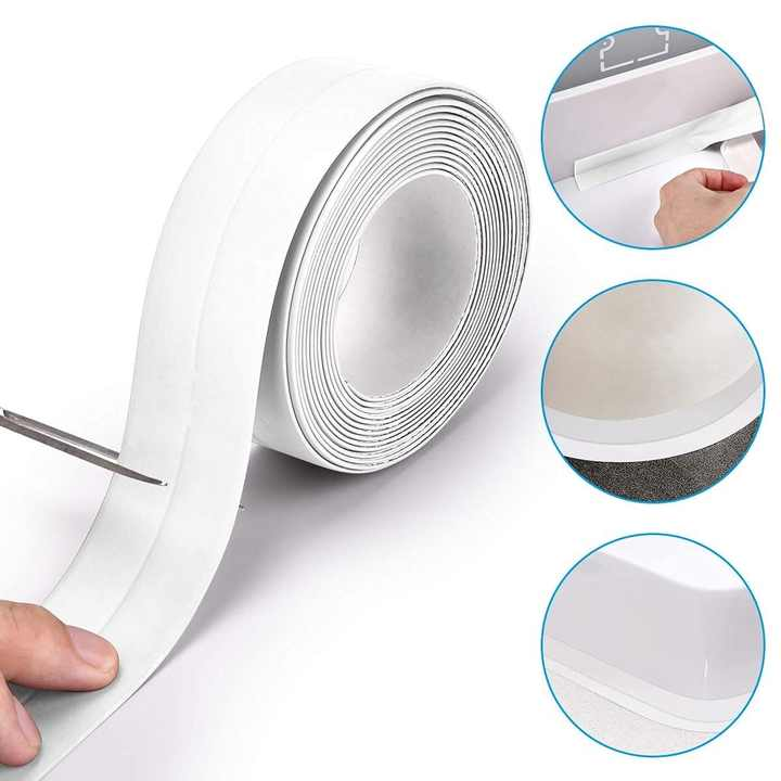 Waterproof Sealing Tape Bathroom Kitchen Caulk Strip for Sink Toilet Bathtub