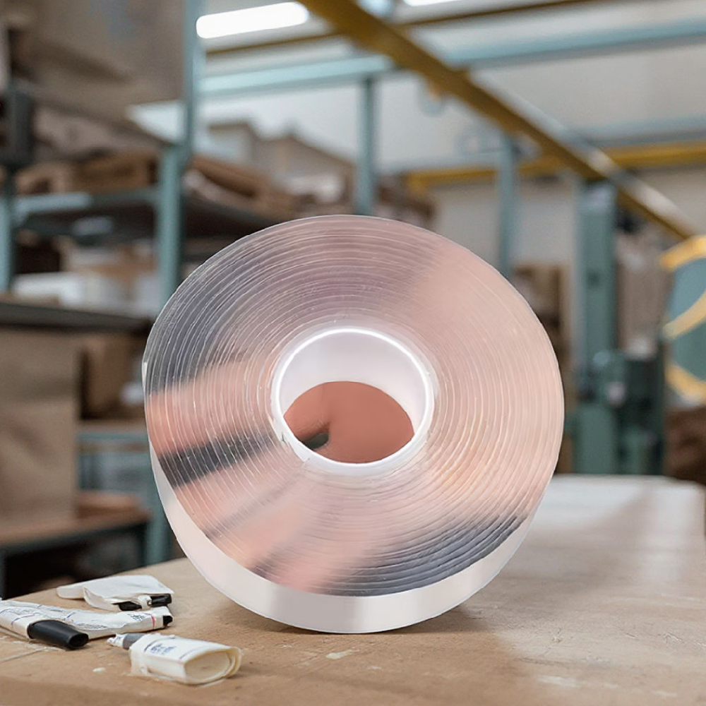Clear Double Sided Nano Tape Bubble Kit Die Cut Washable Gel Grip Tape with Acrylic Sticky Adhesive Made of Polyester