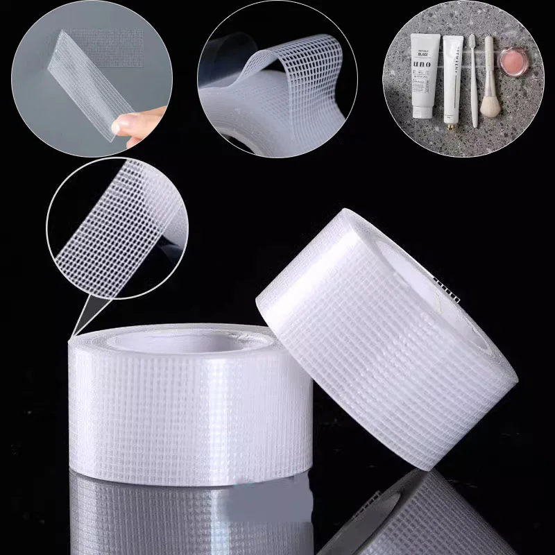 Double-sided Tape Reusable Transparent Grip Tape Squares Bubble Kit I Piece Mesh Nano Tape