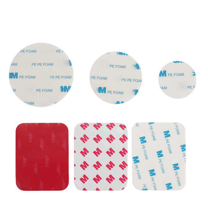 Free Sample Double Sided Circles Tape Waterproof Die Cut Mounting Adhesive Pads