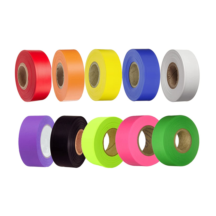 Hot Selling Forest Flagging Tape Biodegradable Flagging Tape Blue Warning Marking PVC Tape