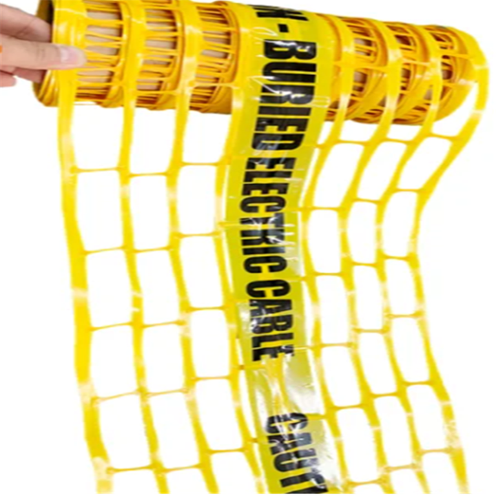 Standard Caution Electric Warning Tape with Traceable Wire Detectable Below Electrical Cable Underground Warning Mesh Machine