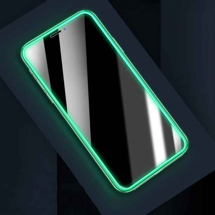 LFD Night Luminous Glow in the Dark Tempered Glass Screen Protector Film for iPhone