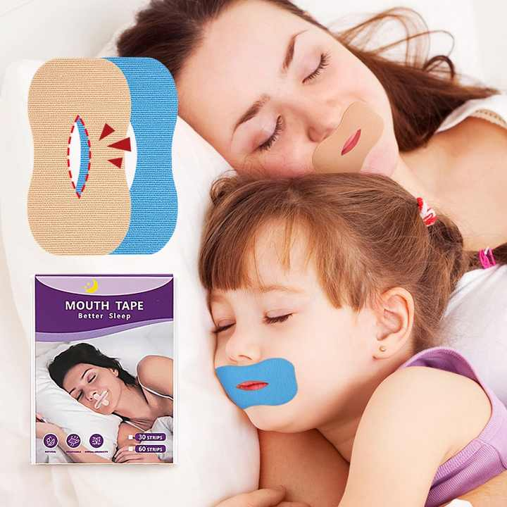 Wholesale Medical High Quality Mouth Tape Better Nose Breathing Reduce Snoring Anti Snoring Devices to Improve Snoring