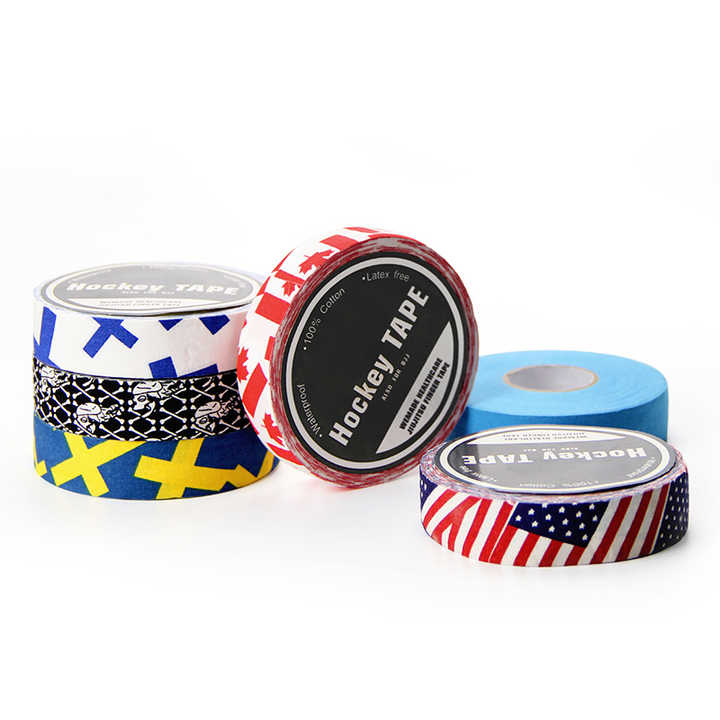 Wholesale CE Certified Custom Logo Cloth Adhesive Ice Field Hockey Stick Grip Tape Sport Tape