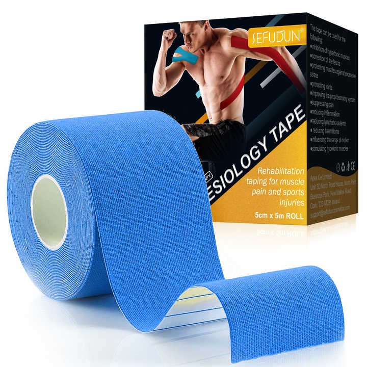 Customized Logo Oem Profesional Hand-Cut Kinesiology Tape Precut Sports Muscle Pain Relief Stickers