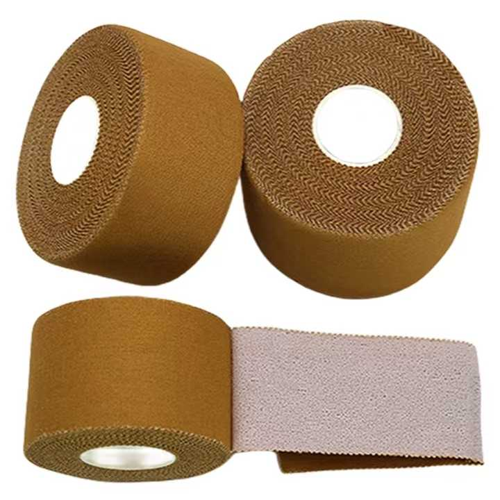 High Quality Rayon Rigid Strapping Adhesive Sports Tape Skin Color Manufactured by High Quality Sports Tape