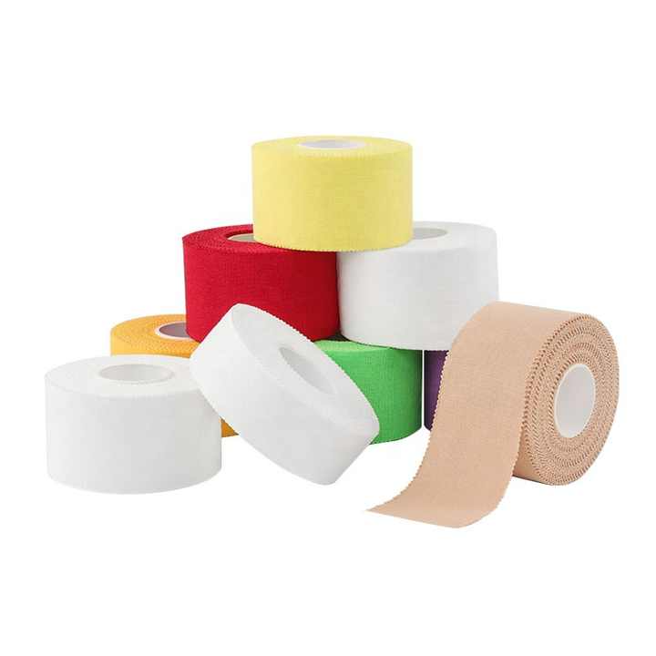 Wholesale Custom Cotton Adhesive Zinc Oxide Tape Rigid Strapping Athletic Sports Tape