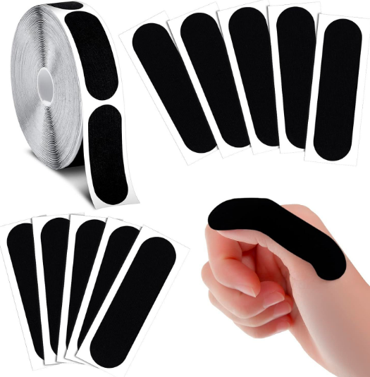 Breathable Elastic Bowling Thumb Tape Roll for Finger Protection and Fit Adjustment Black or Beige