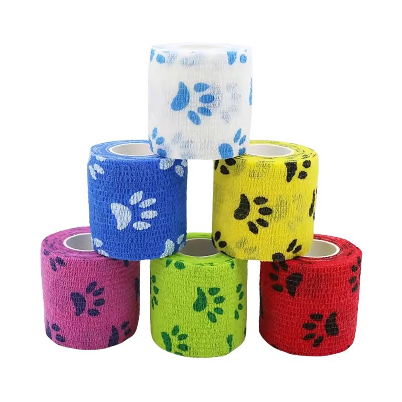 Sports Elastic Bandage, Pet Self-adhesive Bandage, Multiple Color Series