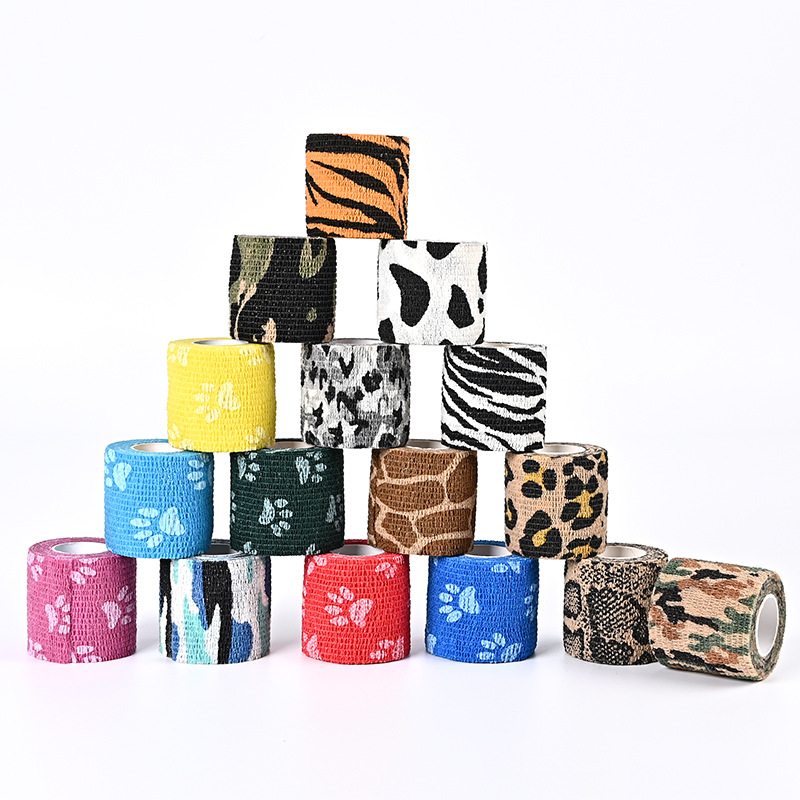 Sports Elastic Bandage, Pet Self-adhesive Bandage, Multiple Color Series