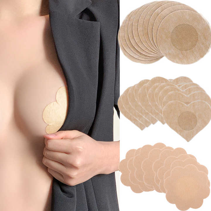 Women's Invisible Breast Lift Tape Overlays Reusable Nipple Intimates Accessories Stickers Adhesive Sticky Bras