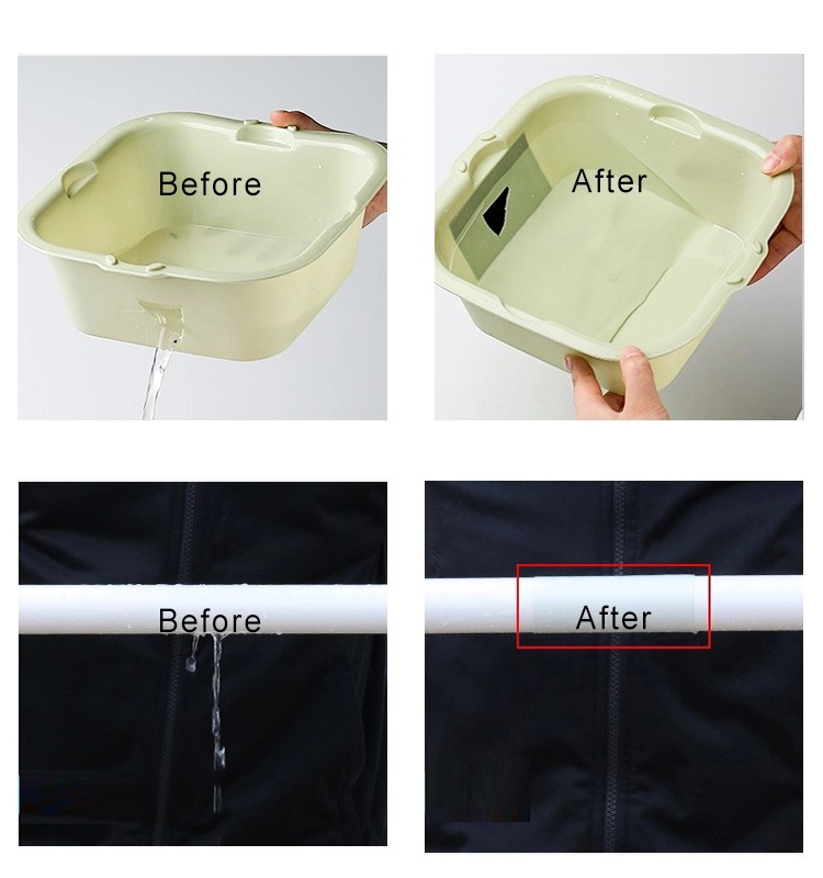 ISO 9001 Certified Factory Free Sample Super Strong Rubberized 4" Width 5' Length Super Waterproof Tape