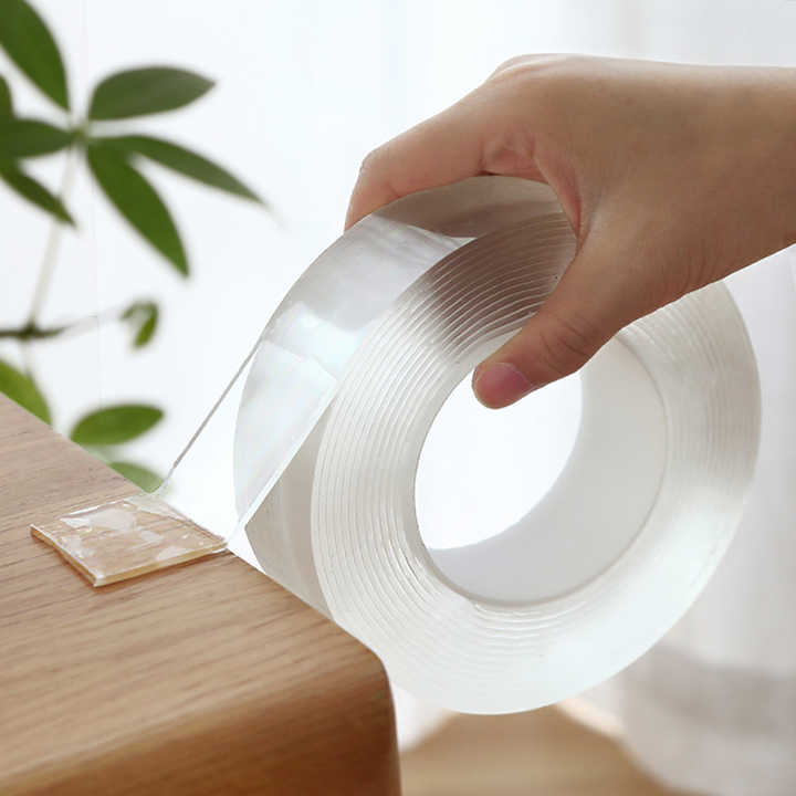 Free Sample Offered 1mm 2mm Thickness Colorful Hundred Times Use Double Tape Nano