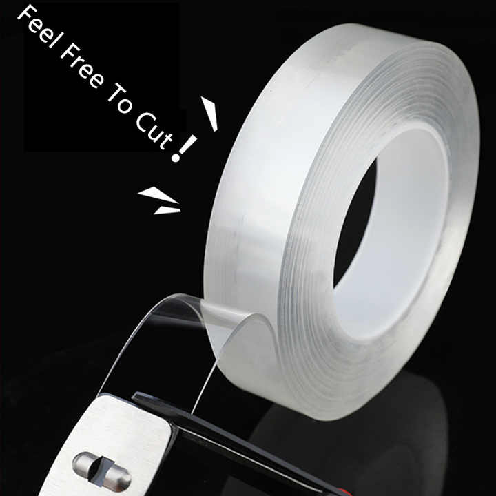 Best Selling Superior Quality Reusable Washable 1MM Thickness Blue Nano Tape Double Sided