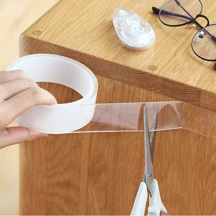 Double Sided 2mm Thickness 9.8FT Length Nano Tape Reusable,Sticky Nano Tape Double