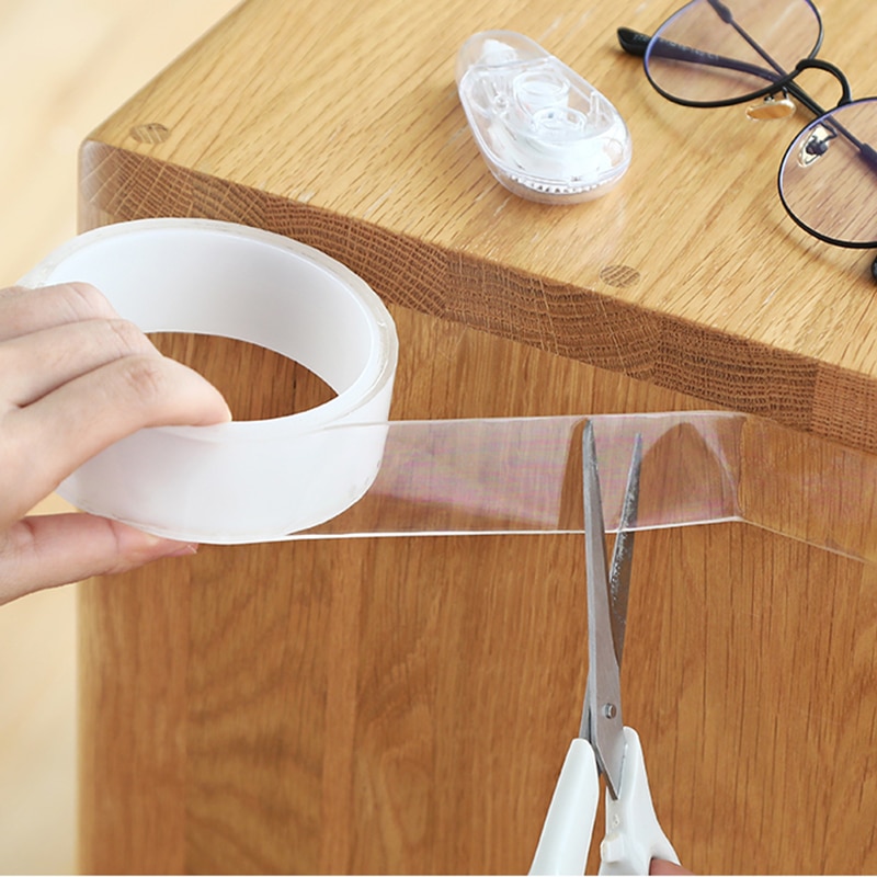 Chinese Factory Direct Sale Seamless Traceless Washable Nano Suction Thickness Double Sided Tape