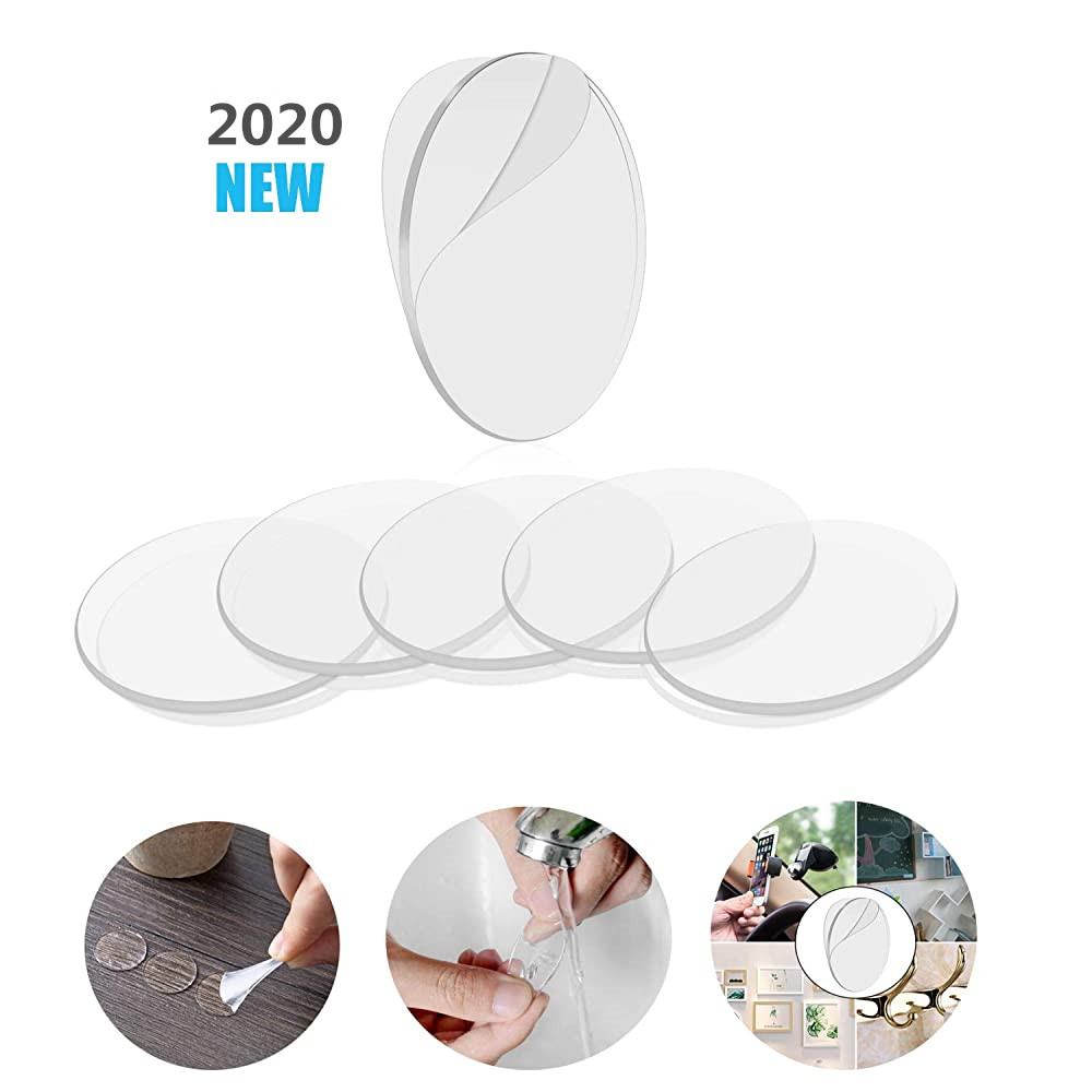 Multipurpose Die Cutting Double Sided Washable Circle Customized Size Nano Sticker Pad,Nano Tape Reusable