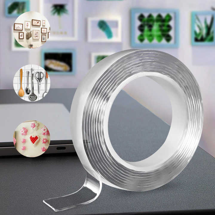 Double Sided Washable Multi-function Thin Nano Tape ,Nano Tape Reusable