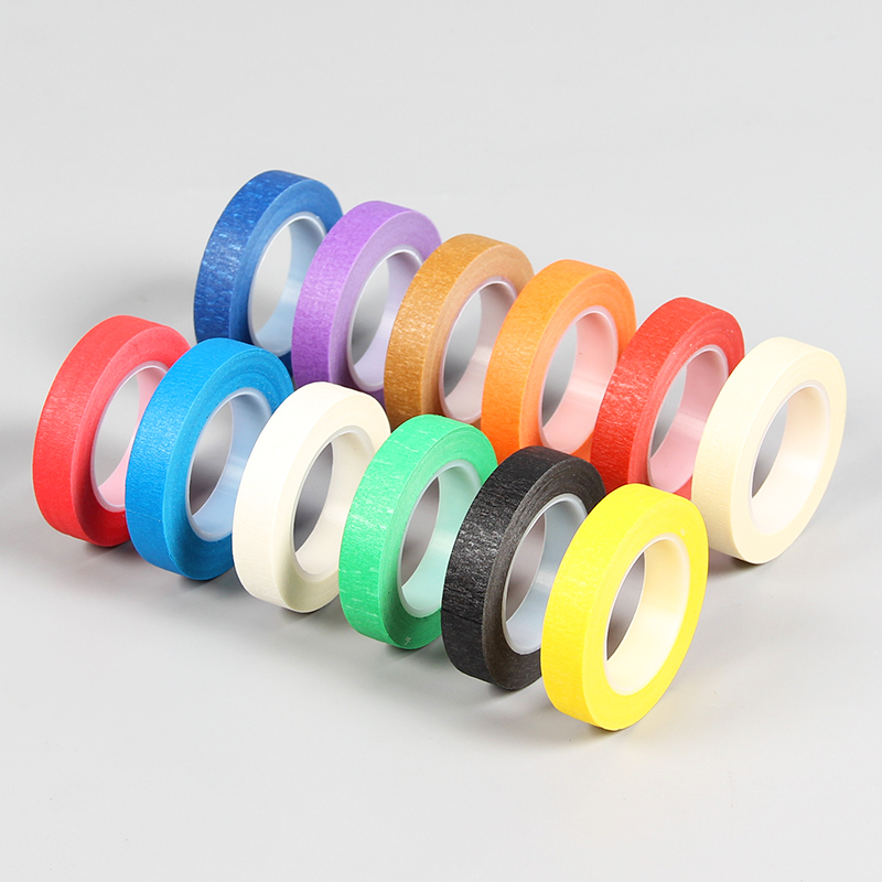 3 Packs Single Sided Customized Size 3m Blue Tape for Car,Wall Painting