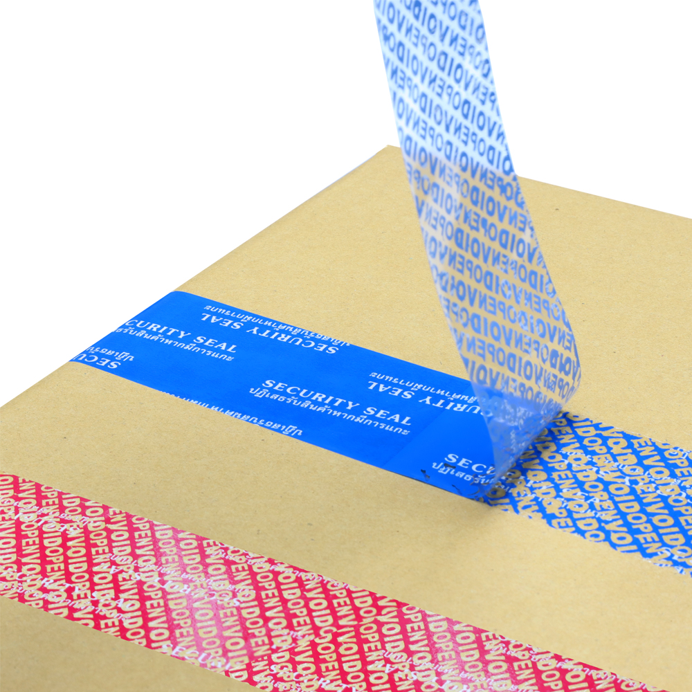FREE SAMPLE 2'x55 Yards Anti Counterfeiting Tamper Proof Security Void Tape Packaging Tape With Logo