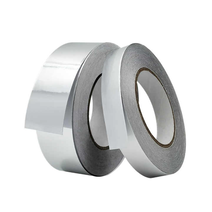 Recyclable Heat Resistant HAVC Fireproof Self Adhesive Tape Single Double Side Conductive Aluminum Foil Acrylic for Masking