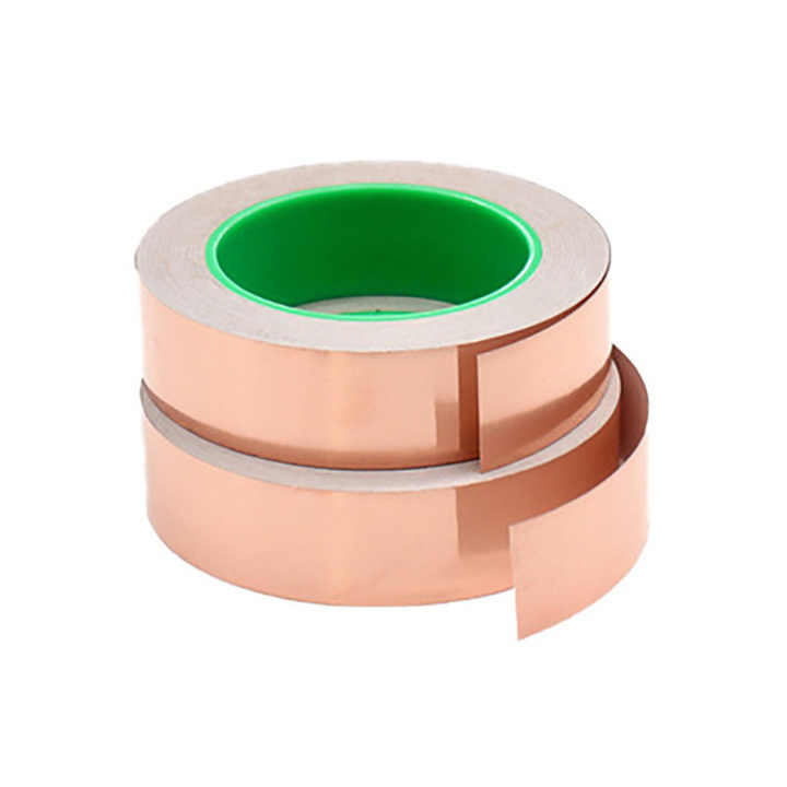 Customized Pure Copper Foil Tape Single Sided Hot Melt Acrylic Conductive EMI Shielding for LCD Monitors Masking Purpose