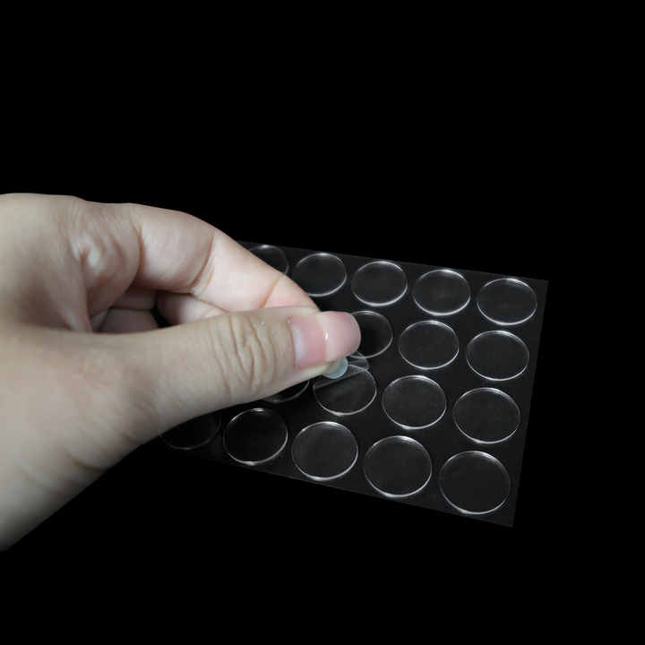 Die-Cut Double Sided Transparent Nano Acrylic Adhesive Tape Removable Clear Sticky Dots