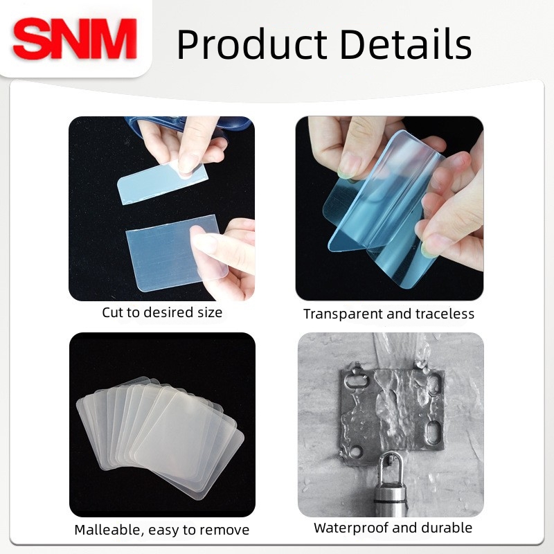 Double Sided Adhesive Pads for Mounting Double Sided Mounting Tapes Pre-Cut Sticky Tack Strong Removable Sticky Pads