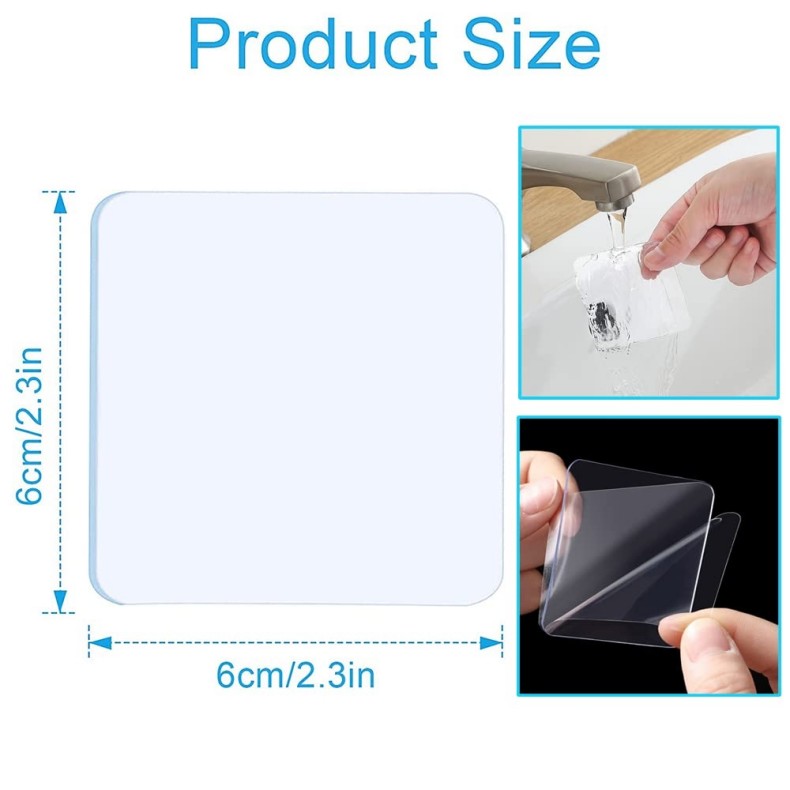 Double Sided Adhesive Pads for Mounting Double Sided Mounting Tapes Pre-Cut Sticky Tack Strong Removable Sticky Pads